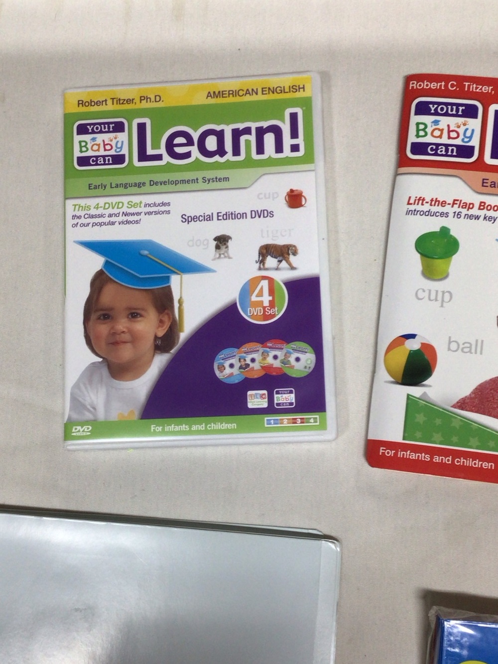 Learn! Early Language DVD Set - Green & Purple